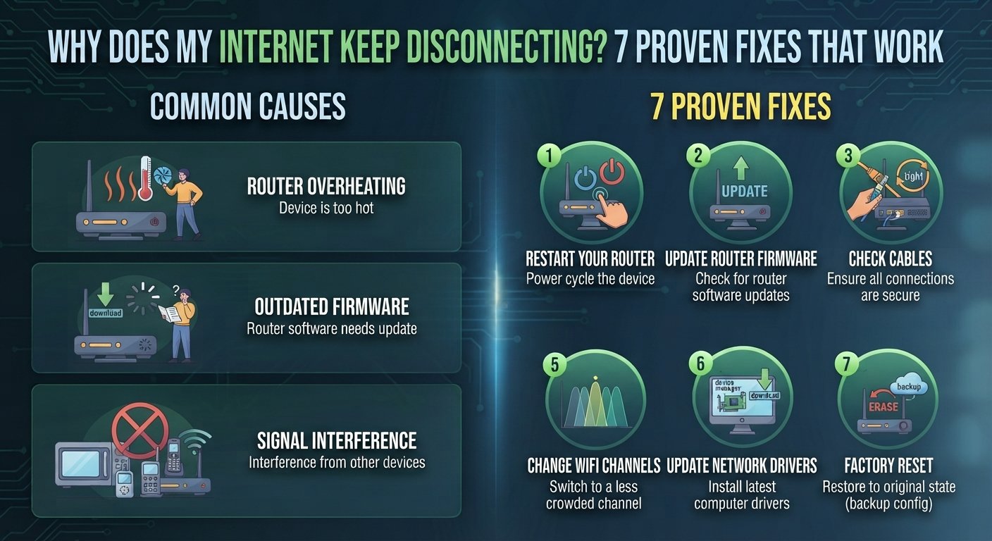 why does my internet keep disconnecting