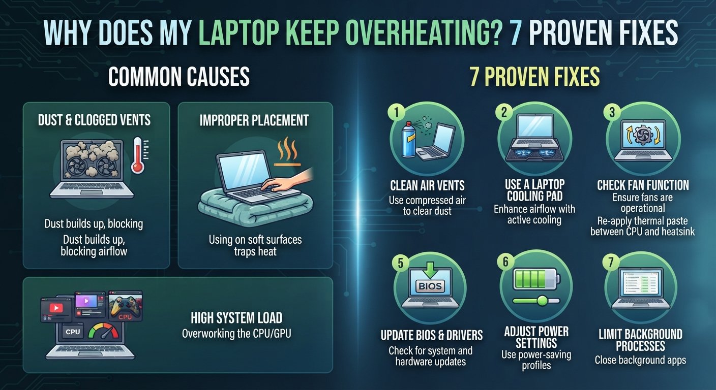 why does my laptop keep overheating
