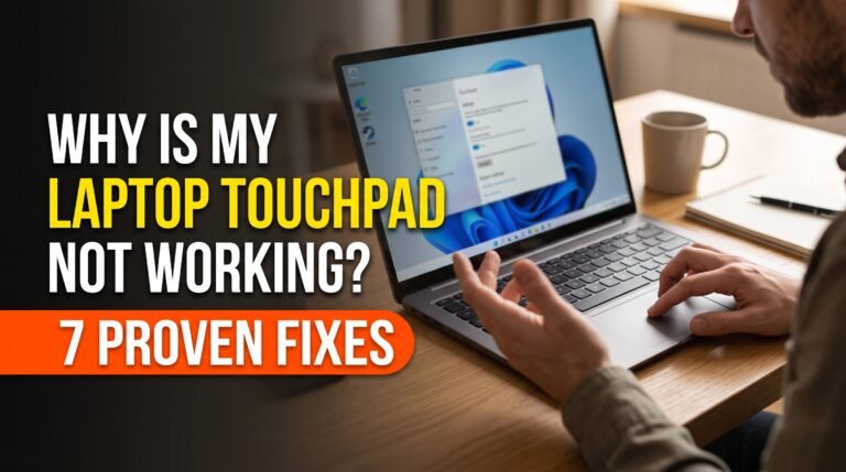 why is my laptop touchpad not working